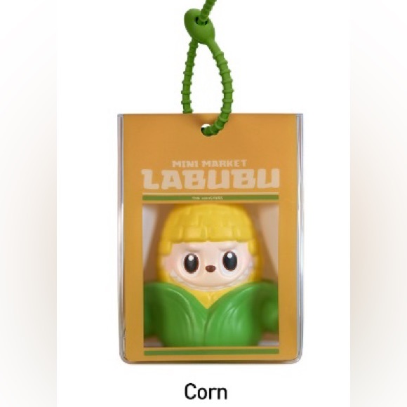 POP MART Other - CORN - Pop Mart Labubu The Monsters Wacky Mart Series Squishy Charm, Confirmed